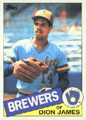 1985 Topps Baseball Cards      228     Dion James